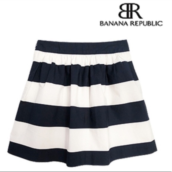 Banana Republic Dresses & Skirts - Banana Republic Nautical Stripe Skirt